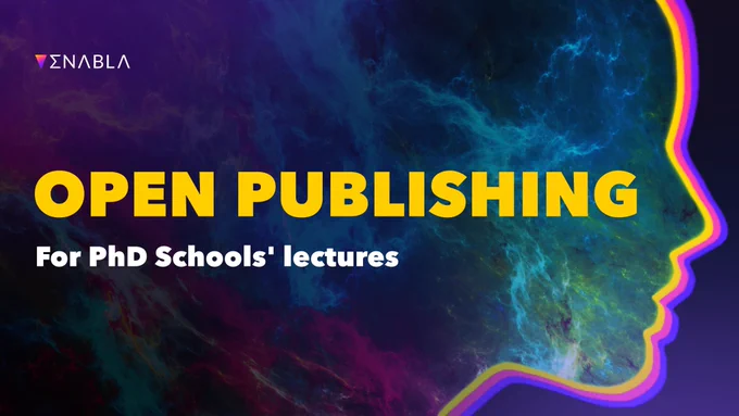 Open publishing for PhD Schools' lectures!