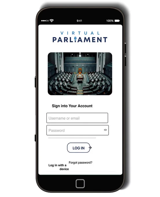 Virtual Parliament's Mobile App
