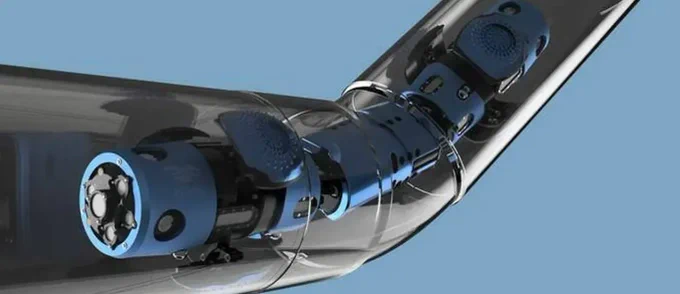 Clean Water Pathfinder, le robot inspecteur de canalisations développé par les Français d’Acwa Robotics. (Photo : Acwa Robotics)
