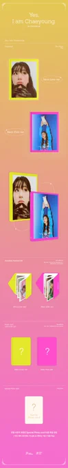Chaeyoung - Yes, I am Chaeyoung.  
TWICE Chaeyoung 1st PHOTOBOOK - Neon Lime/ Pink Ver.