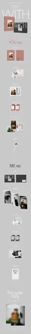 💿 Park JINYOUNG
The 1st Album [Chapter 0: WITH] (YOU ver. / ME ver.)