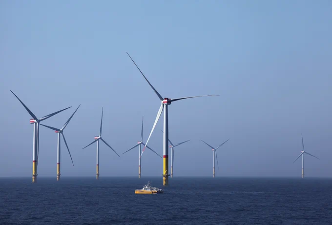 The Arkona green energy offshore wind farm in the Baltic Sea.
Photo: Kristian Kirk Mailand/Maimento, Colourbox