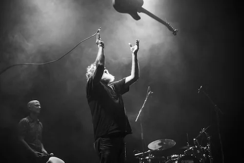Chris Corsano & Bill Orcutt (photo: Hans van der Linden)