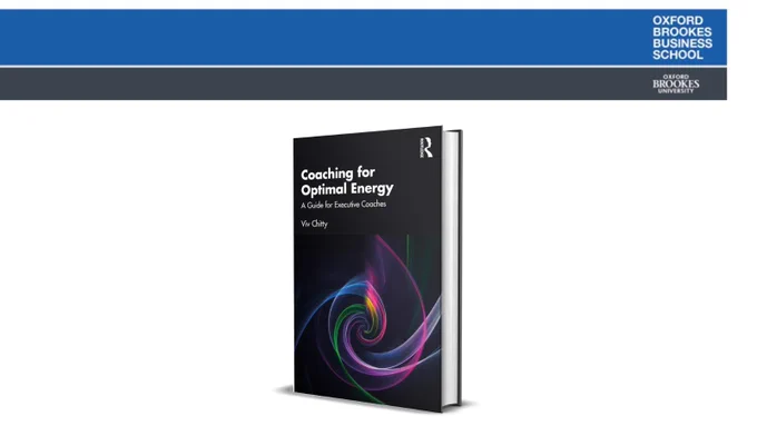 Image of Coaching for Optimal Energy book cover by Viv Chitty.