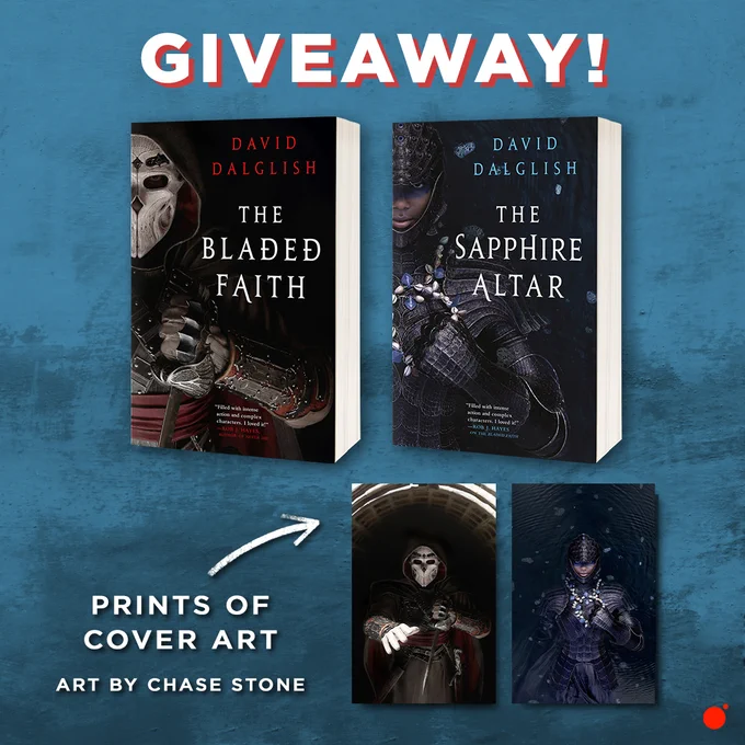 Giveaway!

The Bladed Faith and The Sapphire Altar by David Dalglish and prints of the cover art by Chase Stone