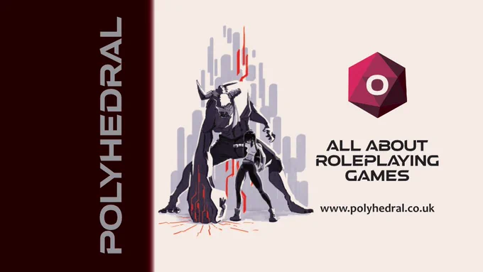 Image shows the cover for Issue 0 of Polyhedral, art by Zonked. Polyhedral will be a magazine all about roleplaying games.