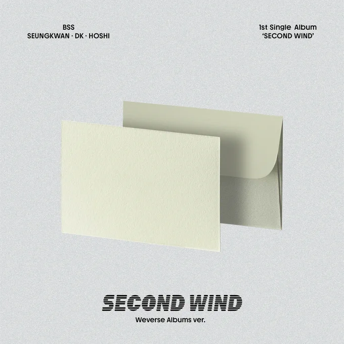 BSS(SEVENTEEN) 1st Single Album - SECOND WIND Weverse ver.