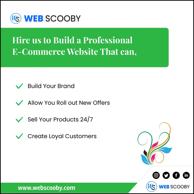Hire us to build professional e-commerce website