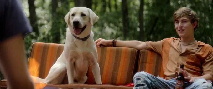 Photo of the very best good boy, Gonker, played in Dog Gone by two dogs (Baxter and Teddy) 
