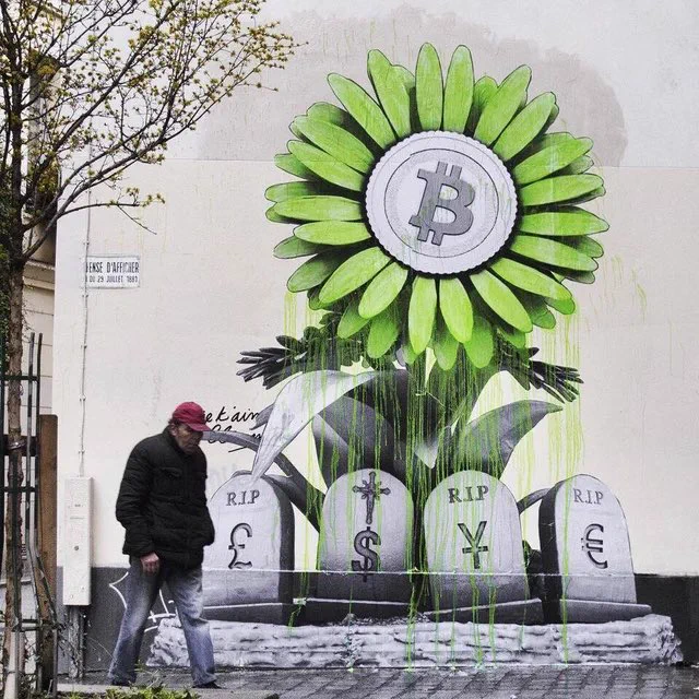 “RIP Banking System” by Ludo (Paris, 2018)