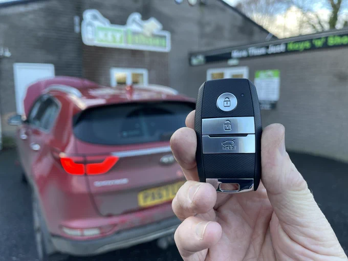 A Proximity key we have programmed to a 2017 Kia Sportage