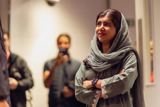 Malala at the Vitality Netball International Series