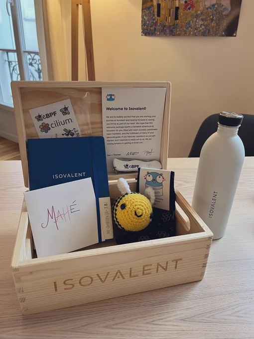 The amazing Isovalent welcome package.