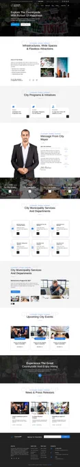 WordPress Theme Template Kits - Enif  CosmosWP Political Template Kit