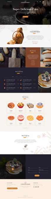 WordPress Theme Template Kits - Sabik CosmosWP Bakery Template Kit