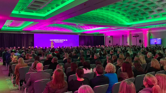 Irish Tourism Minister delivers comments at Tourism Ireland event