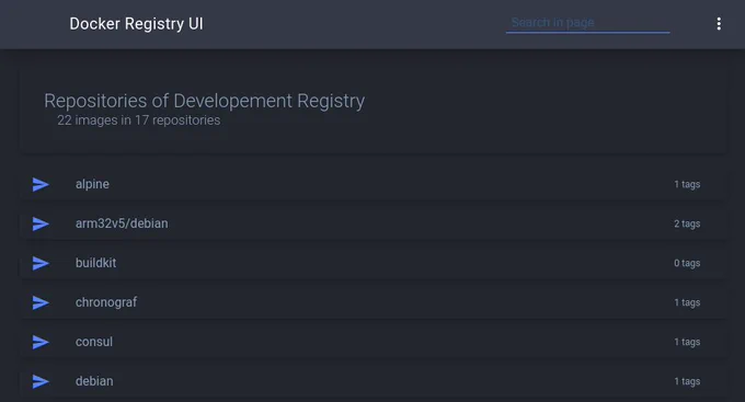 Joxit docker-registry-ui with new support of dark mode