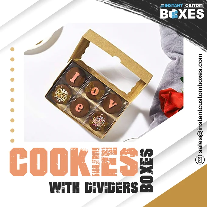 A great way to package your food and baked goods, the Cookie Box with Dividers is the perfect size for cookies. Made of sturdy cardboard, it will fit standard-sized cookies comfortably. It also has a raised inner edge that keeps the bottoms from getting squashed. The box is divided into smaller compartments, making it easy to stack them and keep your baked goods organized.

