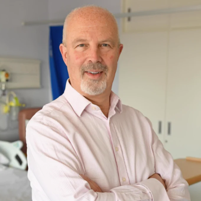 Photograph of Professor Mark Thursz, consultant hepatologist, director of research at Imperial College Healthcare NHS Trust and head of the NIHR Imperial Biomedical Research Centre.