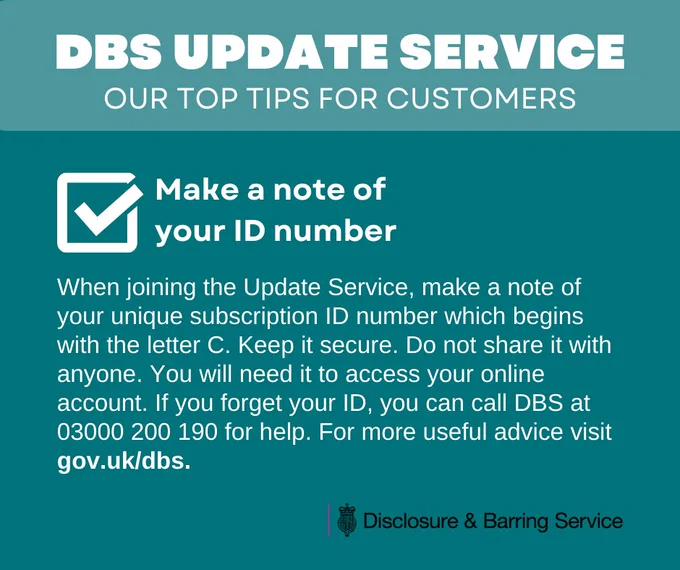 Remember to keep a note of your update service  subscription ID 