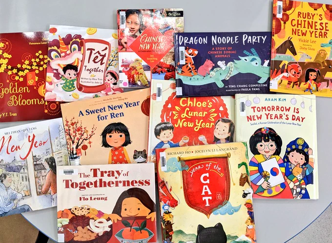 A vibrant collection of Lunar New Year picture books