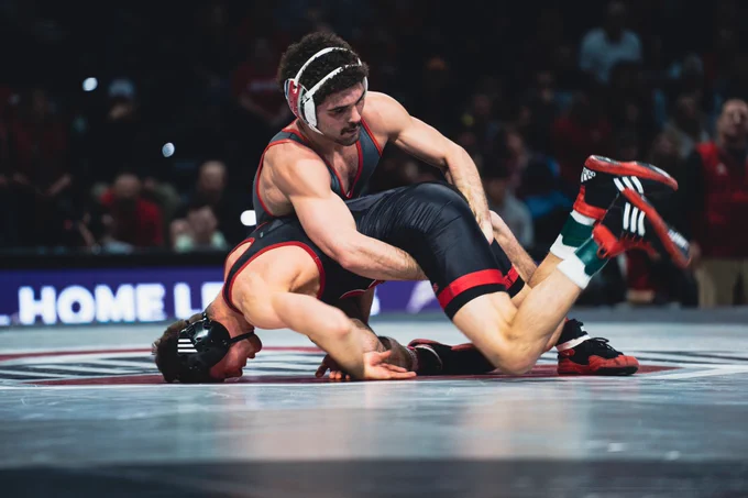 Sammy Sasso from the Ohio State Wrestling team