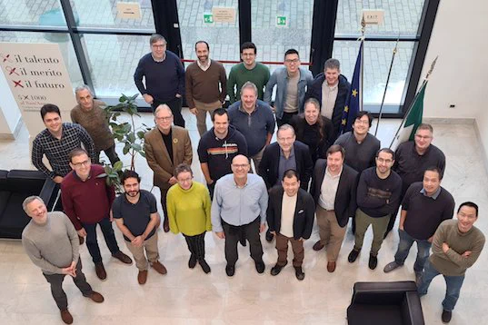 Team photo at the SmartEdge kickoff meeting, in Pisa, 17-18 January 2023