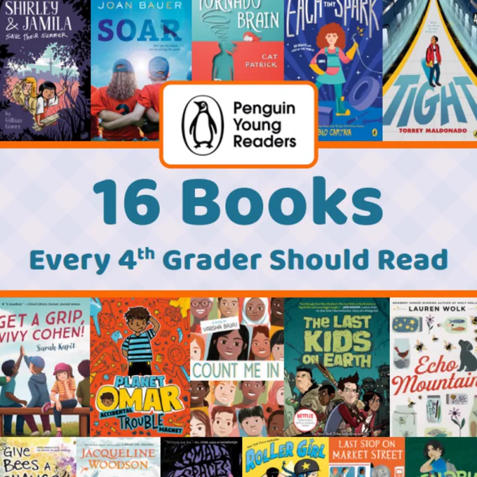 16 books every 4th grader should read.