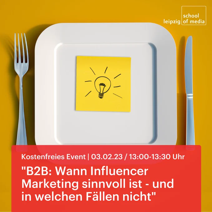 Du hast morgen Mittag Interesse an Austausch zu B2B-Influencer Marketing? Dann melde dich jetzt zum Lunch Talk an!

Freitag, 03.02.23 / 13:00-13:30 Uhr

ONLINE via Zoom

Hier entlang für Infos & Anmeldung:

https://bit.ly/3QhKdeQ

#influencermarketing #b2b #corporateinfluencer 