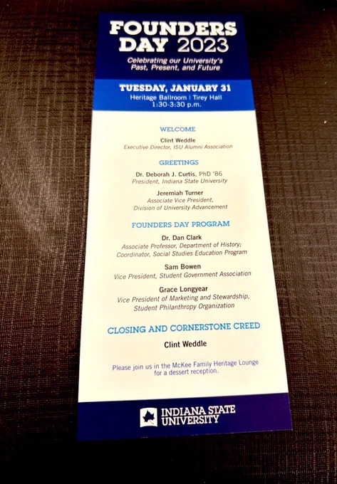 Founders Day program