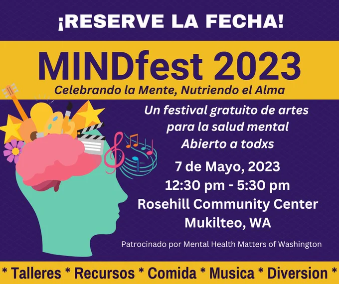Un festival gratuito de artes para la salud mental, abierto a todxs. Talleres, recursos, comida, musica, diversion