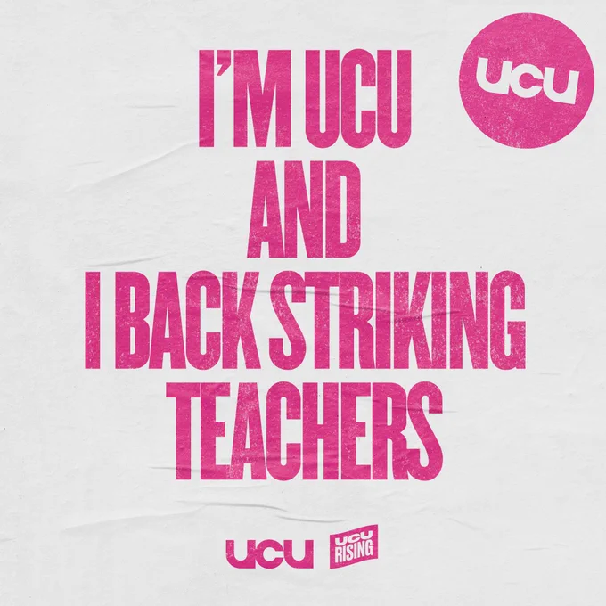 I'M UCU AND I BACK STRIKING TEACHERS