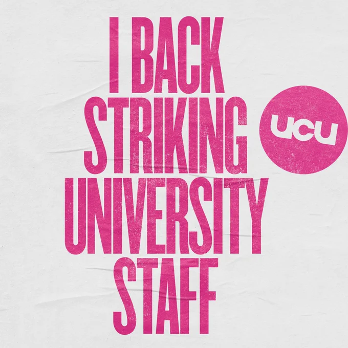 I BACK STRIKING UNIVERSITY STAFF