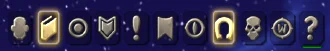 Warcraft UI with no distinguishing personal icons 