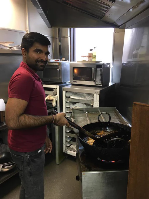 Samosa making at Milan Sweet Centre, Stoney Lane, Birmingham 📸 RW