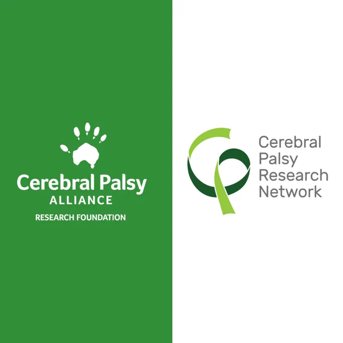 a square tile split down the middle with solid green on the left and white on the right. A CPARF logo appears on the left and a CPRN logo appears on the right, This represents the two organizations entering a partnership.