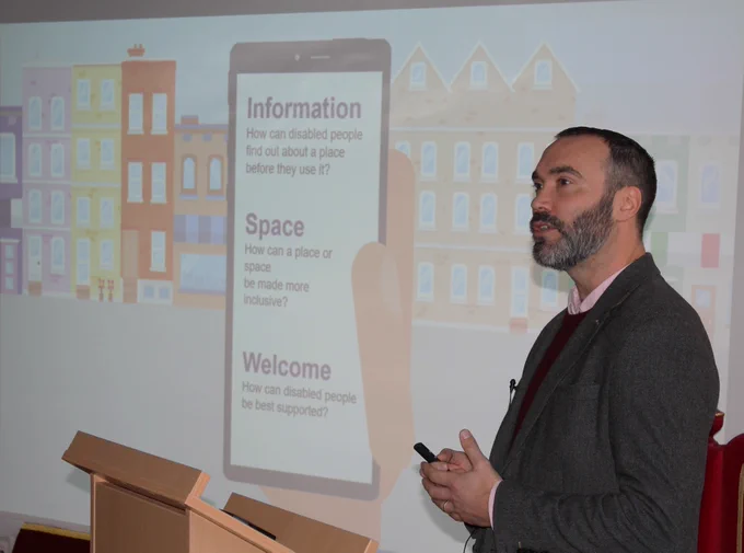 David Livermore speaking at the launch

