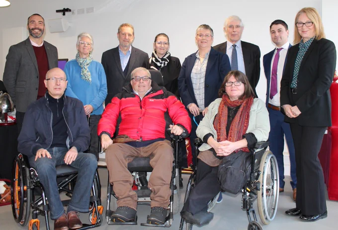 Members of the Disability and Inclusion Forum, as well as representatives from AccessAble and the council