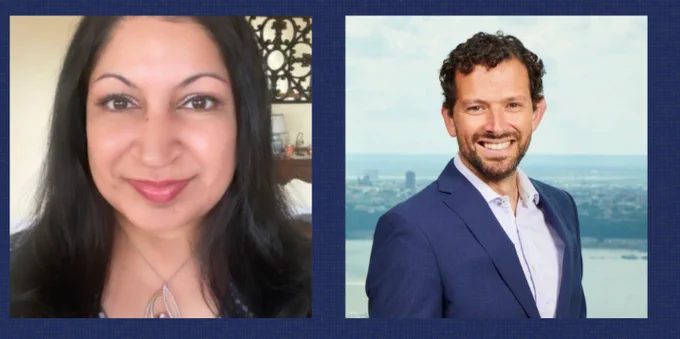 Niketa Patel and Andrew Fitzgerald