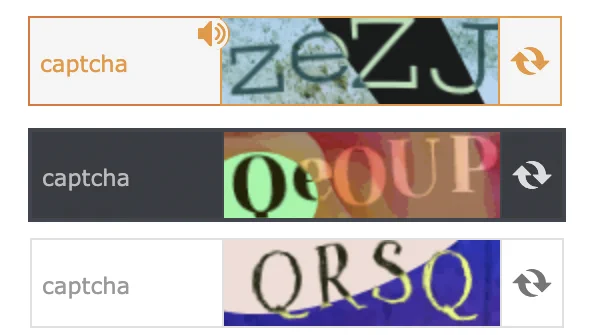 MTCaptcha have built-in themes to make the captcha forms look much more attractive and eye-catching. They also support customization of style and color to match your website theme.

#Captcha #Modern #UI #UX #StopBot #MTCaptcha #GDPR #ReCaptchaAlternative #EnterpriseWebDesign #EnterpriseSecurity #NoCaptcha #InvisibleCaptcha