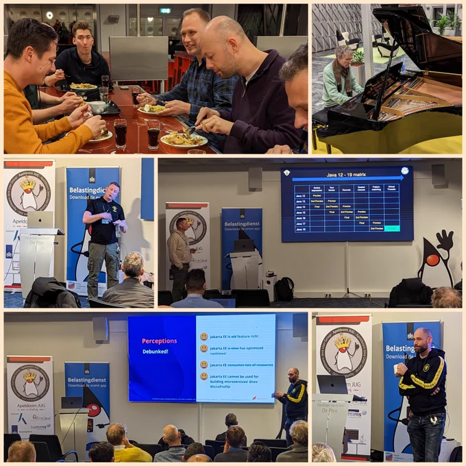 Ron Veen & Edwin Derks van Team Rockstars IT hebben gisteravond op de Java Meetup van de Apeldoorn JUG bij de Belastingdienst gesproken over Java SE & Jakarta EE.