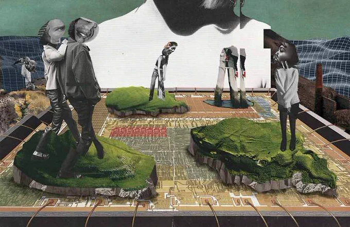  A detail of Jess Pemberton’s Culture Commons commission