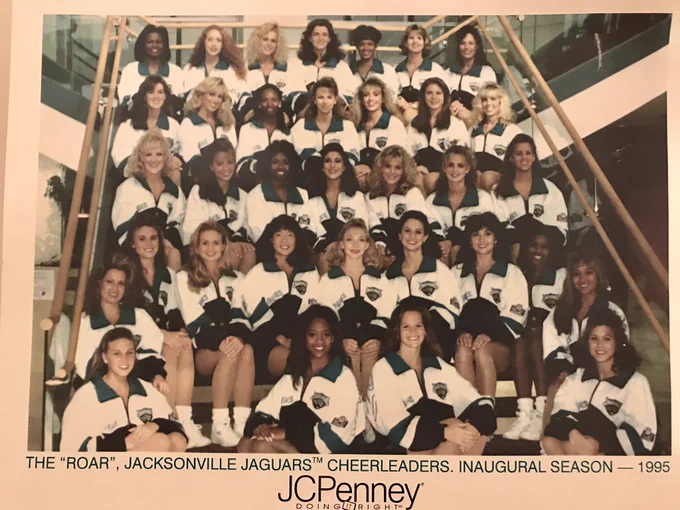 Inaugural Jacksonville Jaguars ROAR Cheerleaders 1995