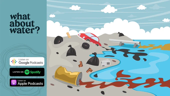 The latest episode of "What About Water?" covers underground water supplies and what happens when dangerous chemicals like PFAS percolate into those supplies. Available on Google Podcasts, Spotify, and Apple Podcasts.