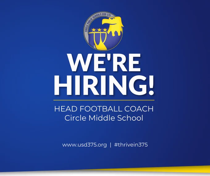 We're Hiring! CMS Head Football Coach