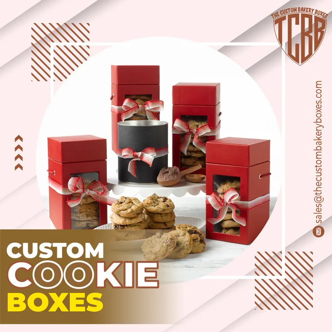 Present your cookies exclusively with custom cookie boxes from The Custom Bakery Boxes. We offer many standard-sized boxes. In addition, we will also create custom-sized boxes to fit your sweet cookies. We offer personalized cookie boxes with logo to meet your packaging needs. Our packaging team has the expertise and knowledge about all the facts and figures about marketing trends. You are free to choose the design, print, and theme of your boxes. Thus, our customized cookie boxes made from high-quality materials are perfect for storing, displaying, and transporting your cookies. Place your order now to get our 50% discount!
