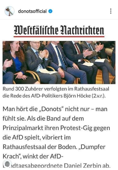 Screenshot Westfälische Nachrichten "Dumpfer Kach" sagt Daniel Zerbin von der AfD