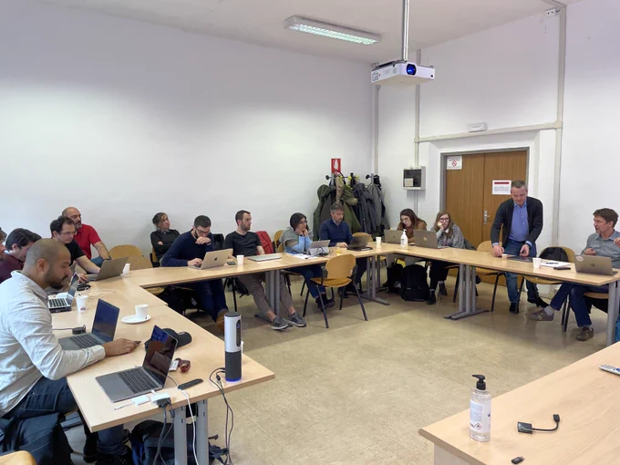 ExaMode consortium in Padua, January 2023