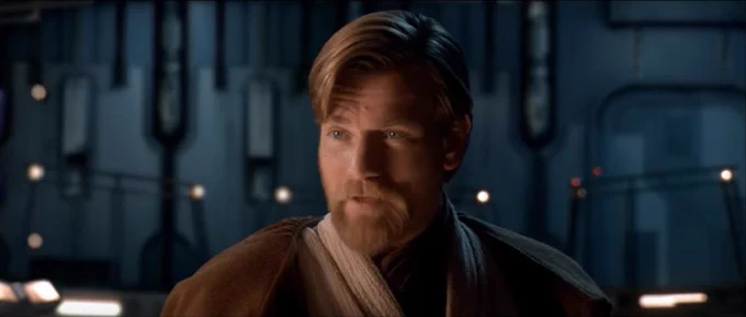 A screenshot of STAR WARS - REVENGE OF THE SITH wherein (Ewen) Obi-Won says, “Sith Lords are our speciality.”