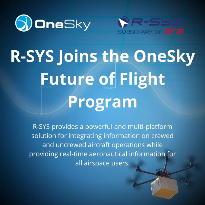 R-SYS joins the OneSky Future of Flight program. 